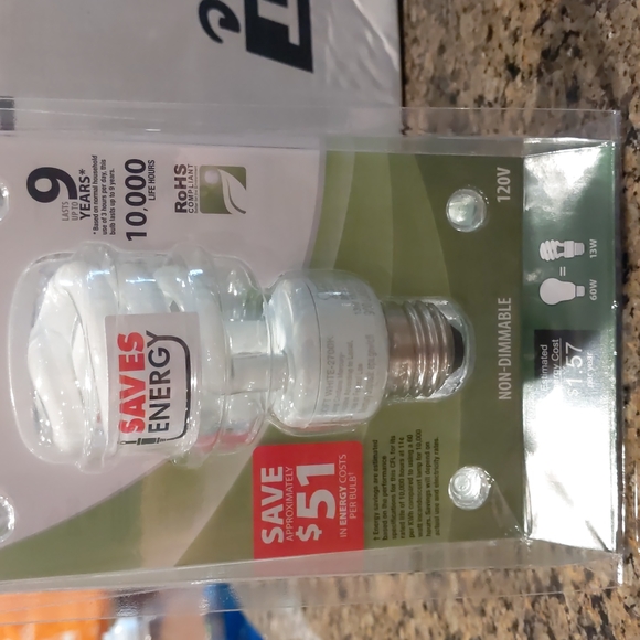 FEIT, 6 ecobulb softwhite 900 lumens/13W (60W equivalent) 120V lightbulbs - Picture 6 of 7